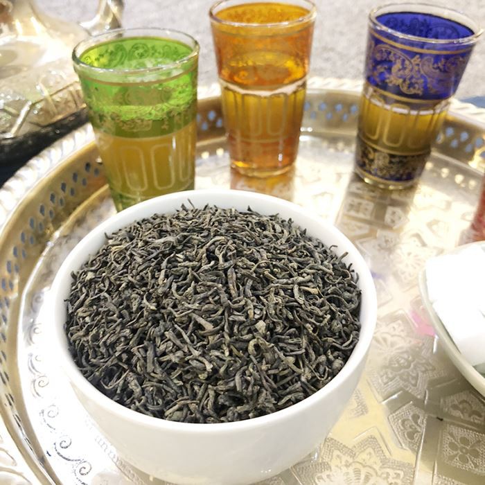 Grøn te er velegnet til mennesker